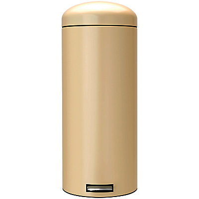 Brabantia Retro Pedal Bin, Almond, 30L